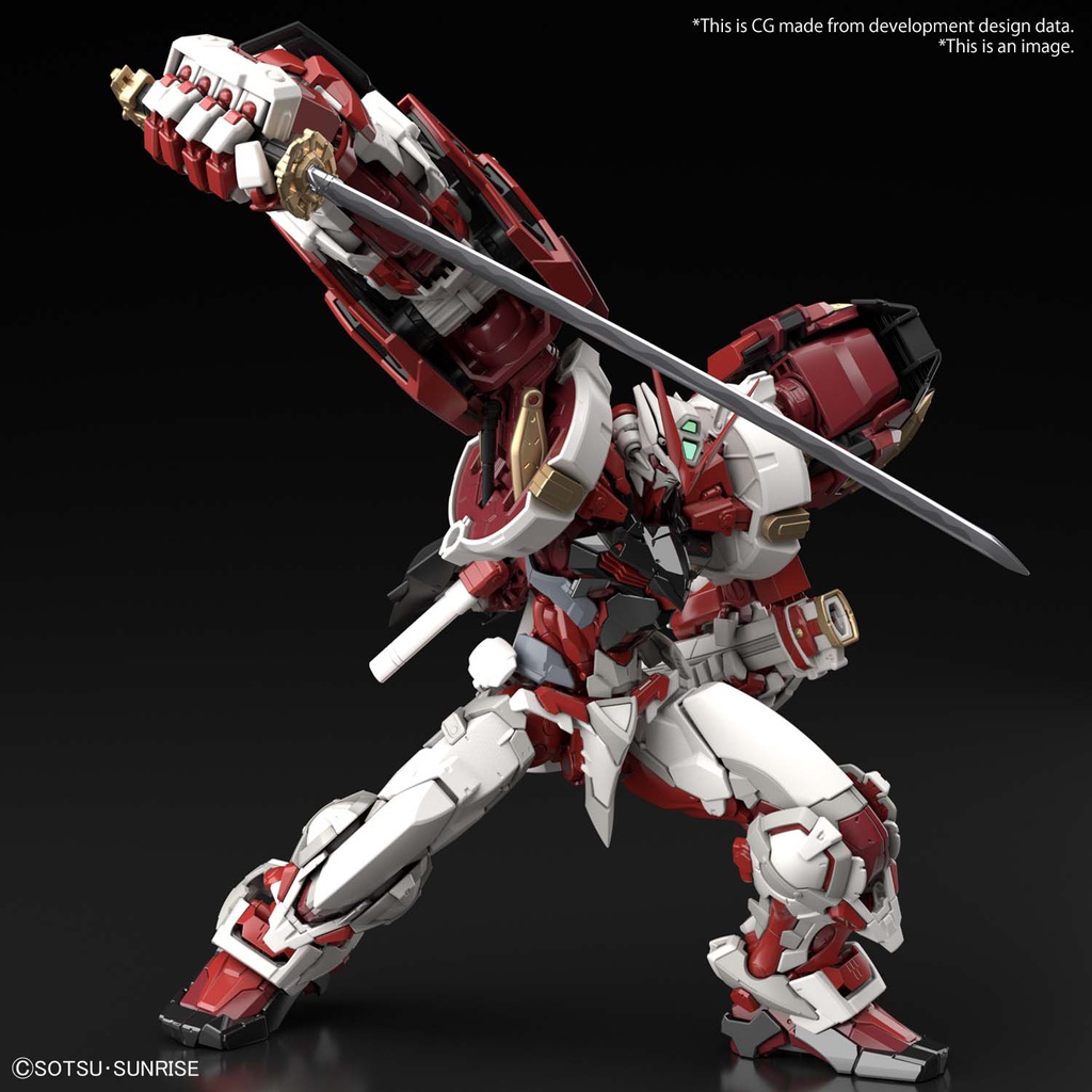BANDAI Model Kit Gunpla MG Gundam Astray Red FR POW HI RES New 1/100