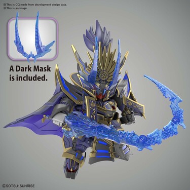 BANDAI Nobunaga Gundam Epyon Dk Mask SDW Heroes Gunpla 7 Cm Model Kit
