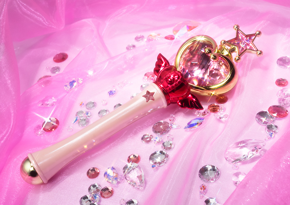 BANDAI - Sailor Moon - Pink Moon Stick Proplica Bacchetta Replica