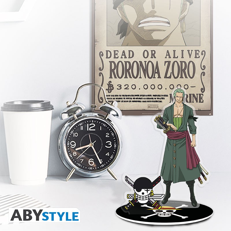 ABYstyle Zoro One Piece Acryl 9 Cm Stampa Su Acrilico