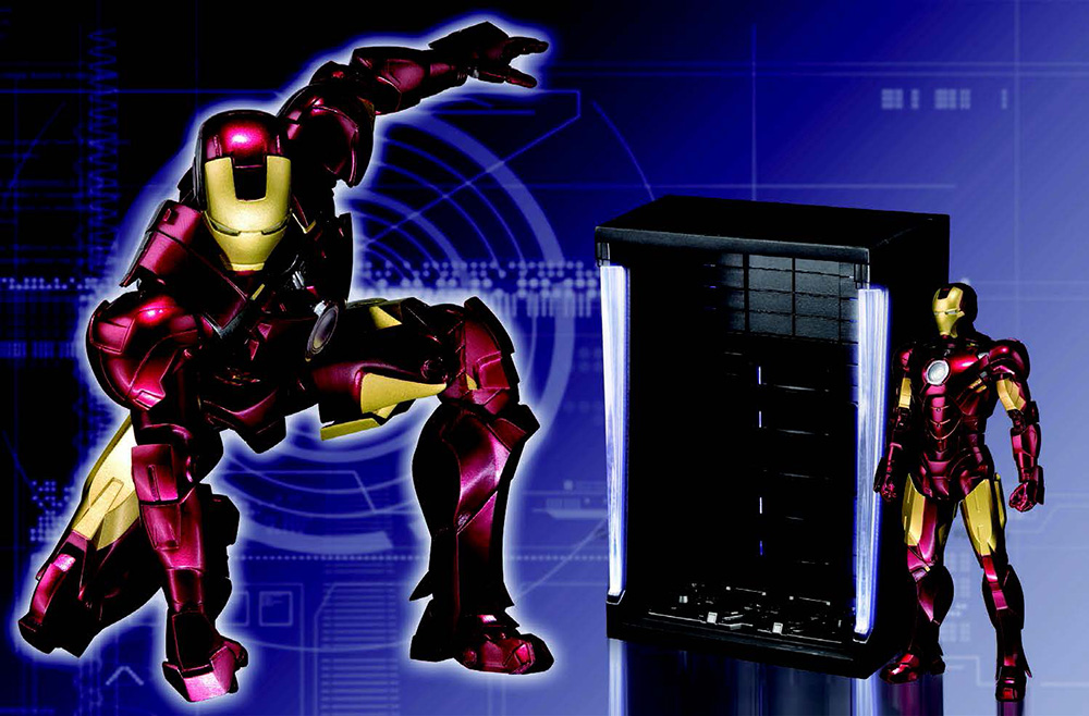 BANDAI - S.H.Figuarts - Iron Man Mark 4 + Hall of Armor Set Action Figure