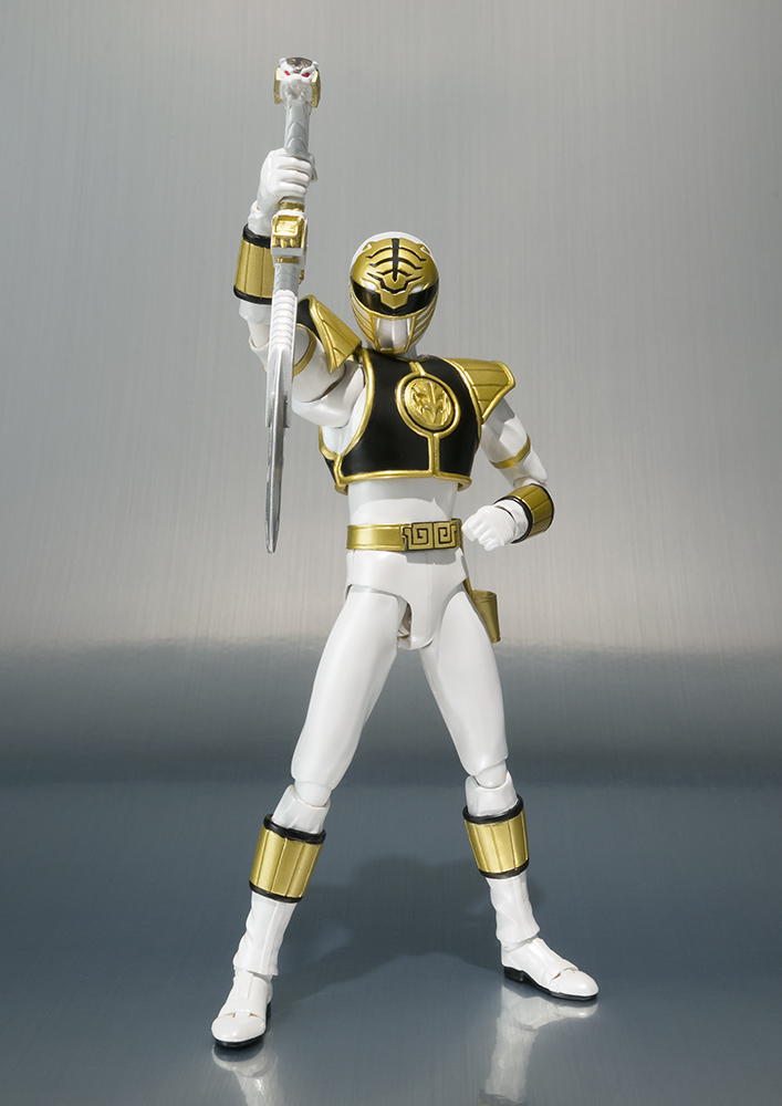 BANDAI - S.H.Figuarts - Mighty Morphin Power Rangers White Ranger 17 cm Action Figure