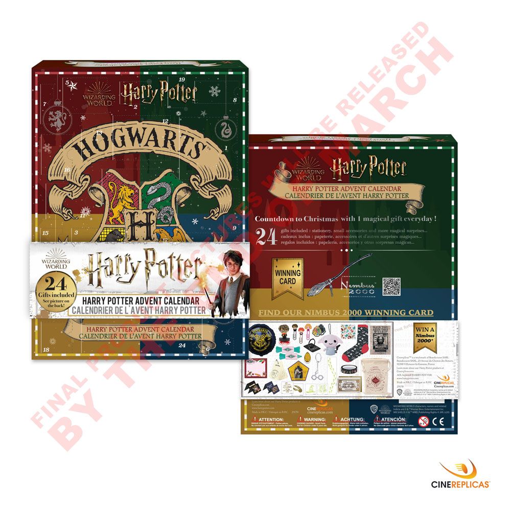 CINEREPLICAS Hogwarts Harry Potter Calendario Avvento