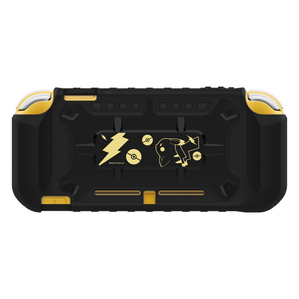 HORI Custodia Protettiva Hybrid System Armor Switch Lite Pikachu Black &amp; Gold Pokemon