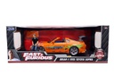 JADA TOYS Fast &amp; Furious Diecast Model 1/18 1995 Toyota Supra with Figure Brian with Light-Up Function