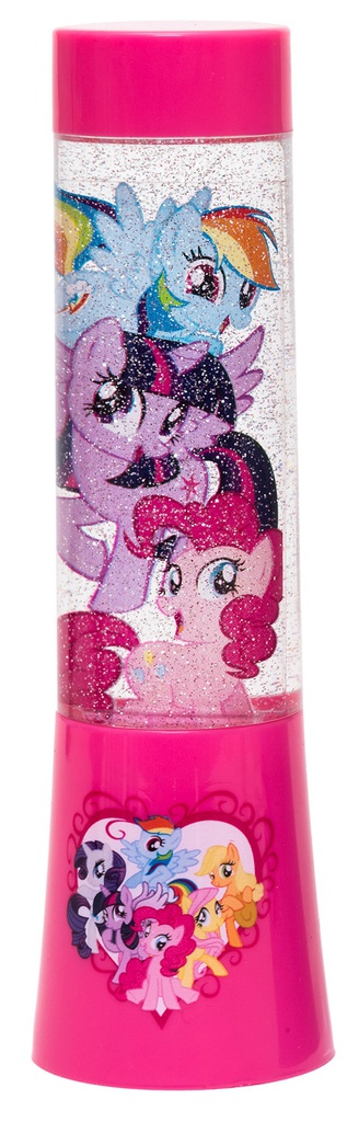 Joy Toy - My Little Pony: Lampade Glitter Con Led In Confezione Tubolare Trasparente - Assortimento