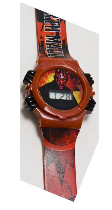 JOY TOY - Star Wars - Darth Maul Orologio LCD - Disney Licensed Watch