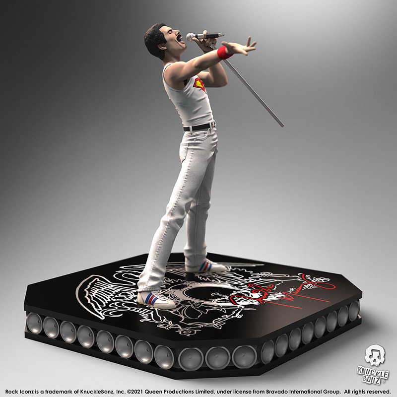 KNUCKLEBONZ Freddie Mercury Rock Iconz 23 Cm Statue