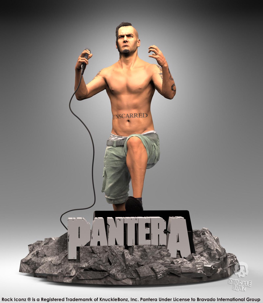 KNUCKLEBONZ Pantera Full Set Rock Iconz 20 cm Statua