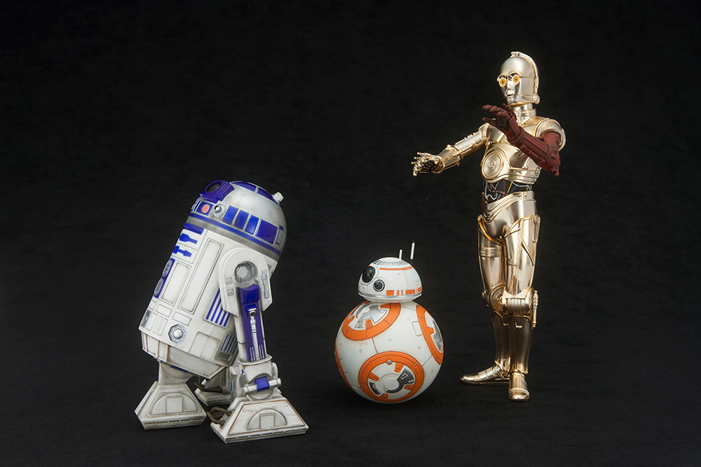 KOTOBUKIYA - Star Wars R2-D2 &amp; C-3Po W/ Bb-8 Pvc Statue