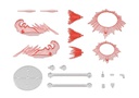 BANDAI Customize Action Effect Red Accessory Set 30 Minute Missions 1/144 Accessori Model Kit