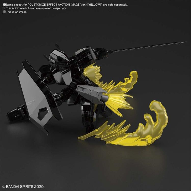 BANDAI Customize Action Effect Yellow Accessory Set 30 Minute Missions 1/144 Accessori Model Kit