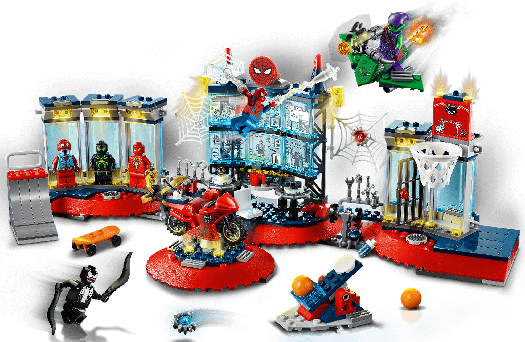 LEGO Attacco al covo del ragno Super Heroes 76175