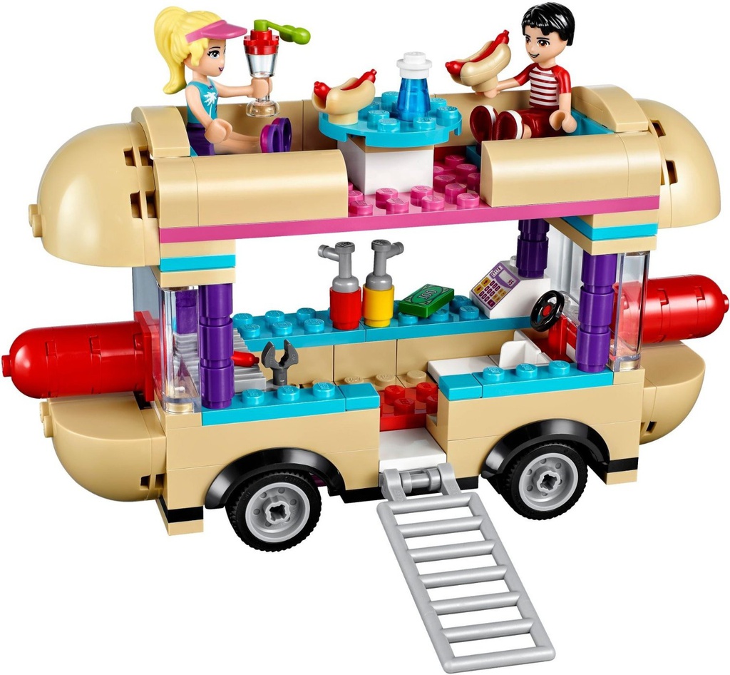 Lego Friends 41129 - Il Furgone Degli Hot Dog Del Parco Divertimenti