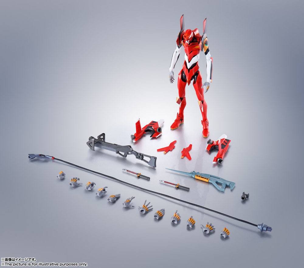 BANDAI Evangelion Production Model-02 Evangelion Robot Spirits 17cm Action Figure