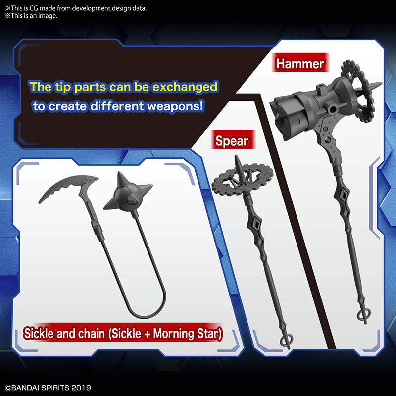 BANDAI Fantasy Weapons Accessori Gunpla Model Kit