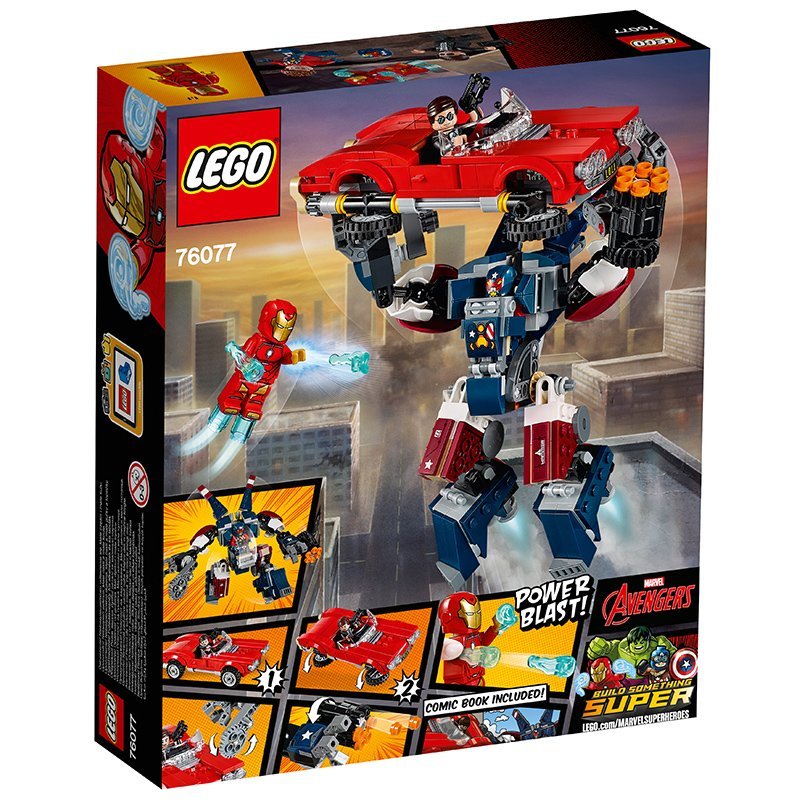 LEGO Super Heroes 76077 - Iron Man: l'attacco di Detroit Steel