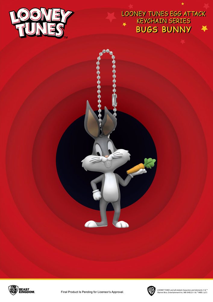 Looney Tunes Mini Egg Attack  Portachiavi 4 Cm  Assortimento  BEAST KINGDOM 