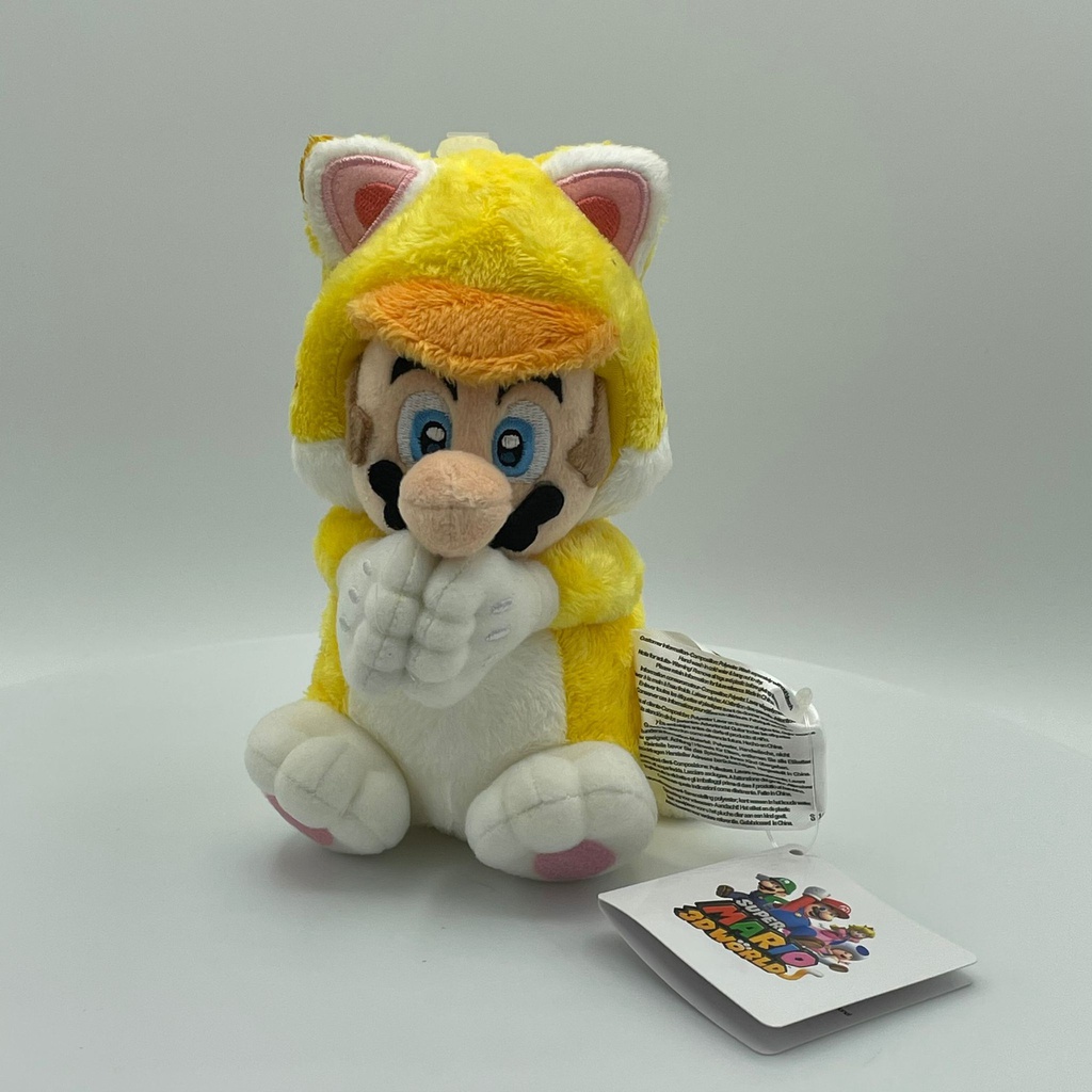 Mario Gatto Con Mani Magnetiche Peluche 19 cm Nintendo Originale