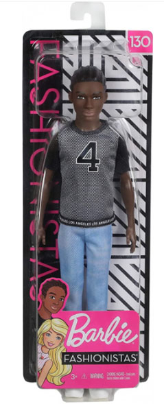 Mattel - Ken Fashionistas - Afro T-Shirt e Jeans