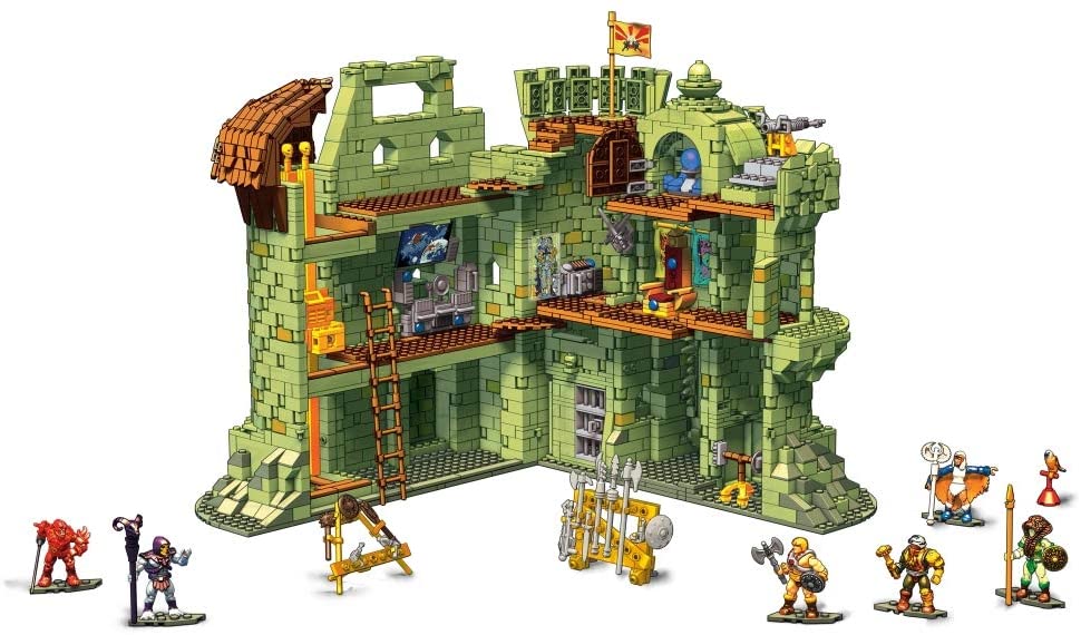 MATTEL MOTU Castello di Grayskull Masters of the Universe Mega Construx Probuilder Construction Set Castle Grayskull