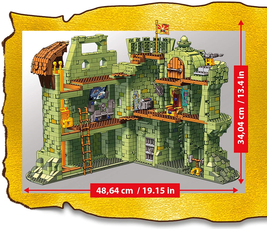 MATTEL MOTU Castello di Grayskull Masters of the Universe Mega Construx Probuilder Construction Set Castle Grayskull
