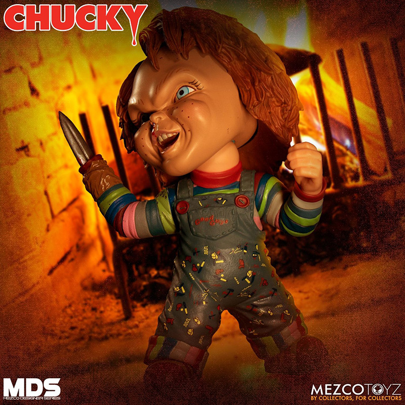MEZCO TOYZ - Mezco Designer Series La Bambola Assassina Chucky Deluxe 16 cm Action Figure