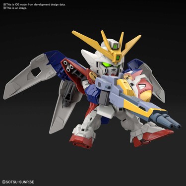 BANDAI Gundam Wing Zero Ex SD Gunpla 7 Cm Model Kit