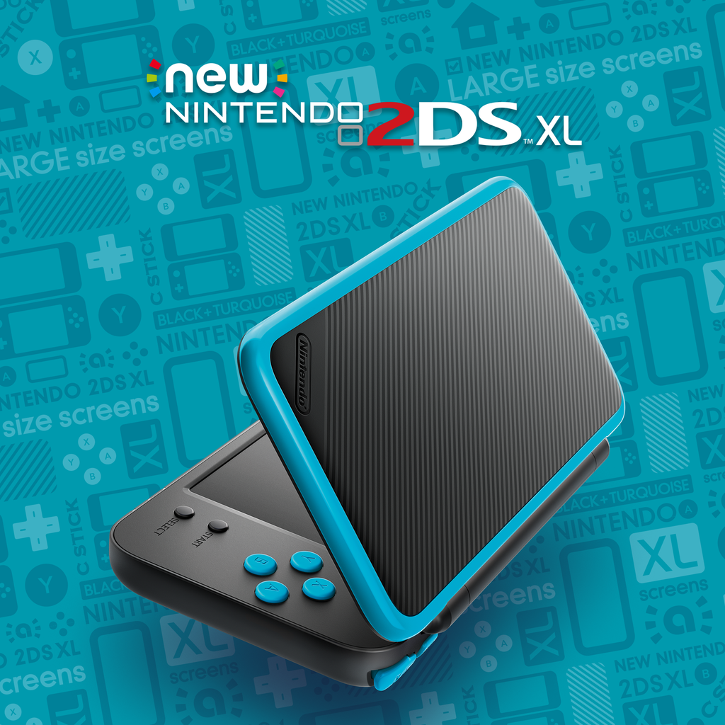 New Nintendo 2DS XL Nero + Turchese