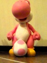 NINTENDO - 10 cm Limited Articulation Wave 3 - Super Mario Bros - Yoshi rosa con Uovo Action Figure