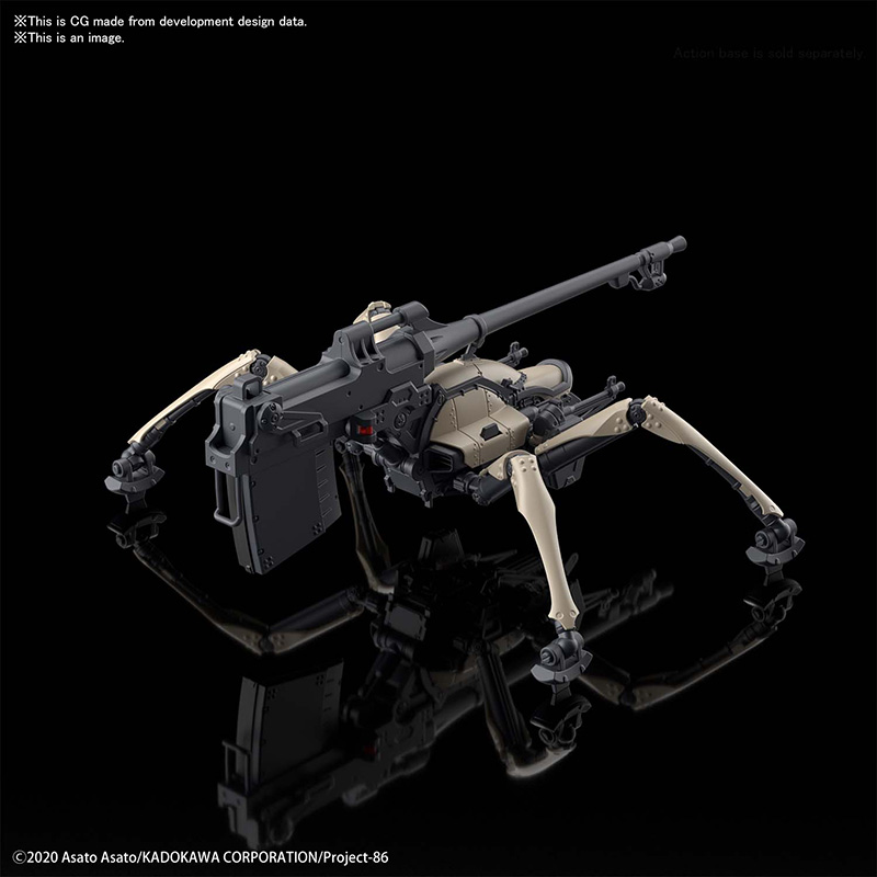 BANDAI HG Juggernaut Gen Purpose Type Eighty Six 1/48 8cm Model Kit