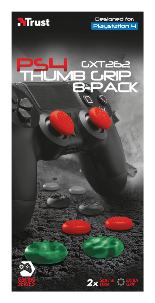 Trust - Thumb Grips 8-Pack For Playstation 4 Controllers