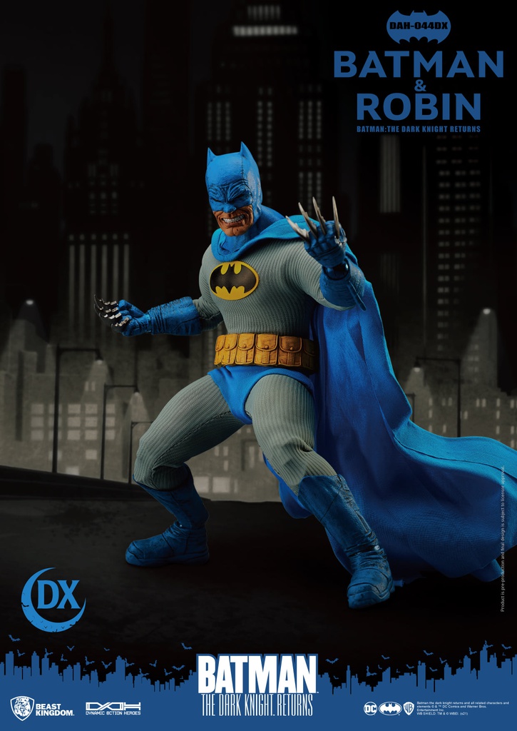 Batman Action Figures Batman &amp; Robin The Dark Knight Returns 21 Cm BEAST KINGDOM
