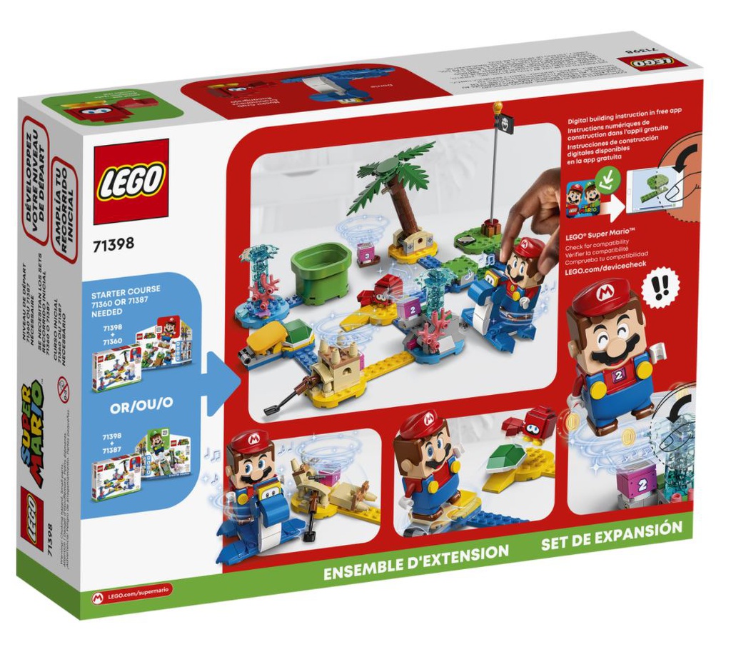 LEGO Super Mario Lungomare di Dorrie - Pack di Espansione 71398