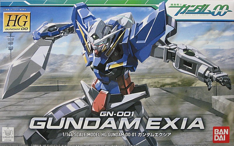 BANDAI Model Kit Gunpla Gundam HG Exia 1/144