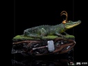 Loki Statua Loki Alligatore 15 Cm IRON STUDIOS