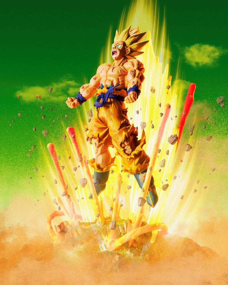 Dragon Ball Z Statua Super Saiyan Son Goku su Namecc Extra Battle FiguartsZERO 27 Cm BANDAI