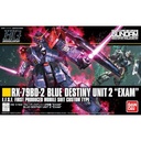 Bandai Model kit Gunpla Gundam HG Gundam Blue Destiny Exam 2 Metal 1/144