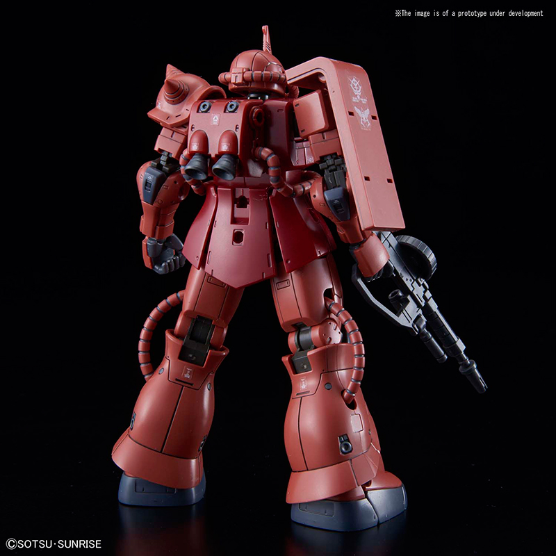 Bandai Model kit Gunpla Gundam HG Zaku II MS-06S Red Comet Version 1/144