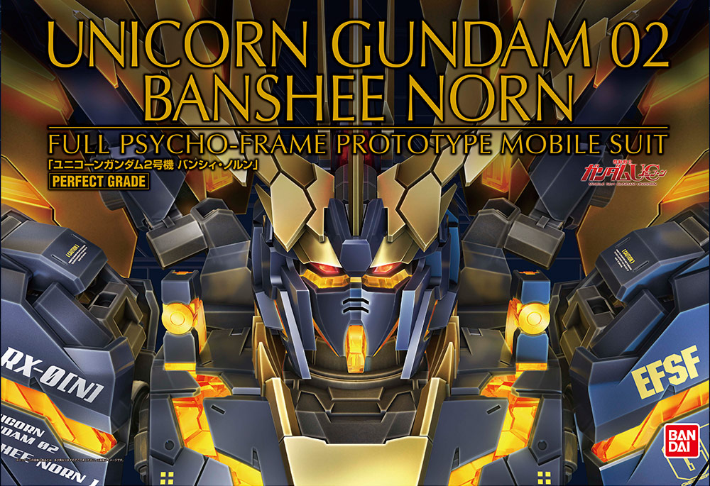 Bandai Model kit Gunpla Gundam PG Unicorn RX-0 Banshee Norn 1/60