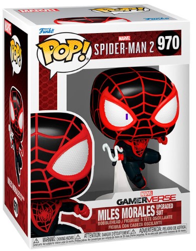 Funko Pop! Marvel Spider Man 2 - Miles Morales Upgraded Suit (9 cm)