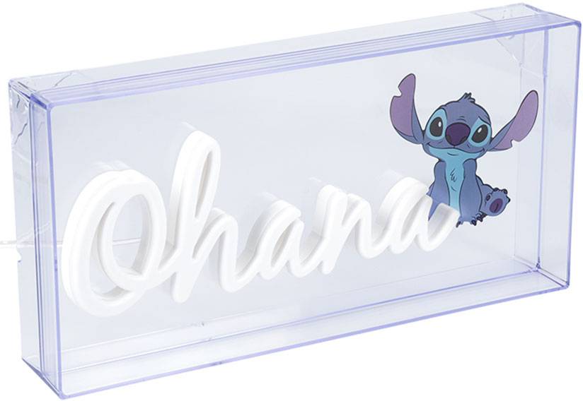 Lampada Disney Lilo & Stitch - Ohana (Neon)