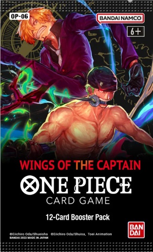 Carte One Piece - OP-06 Wings Of The Captain (Busta 12 Carte, EN)