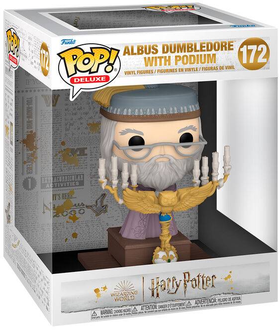 Funko Pop! Harry Potter Deluxe - Dumbledore with Podium (9 cm)