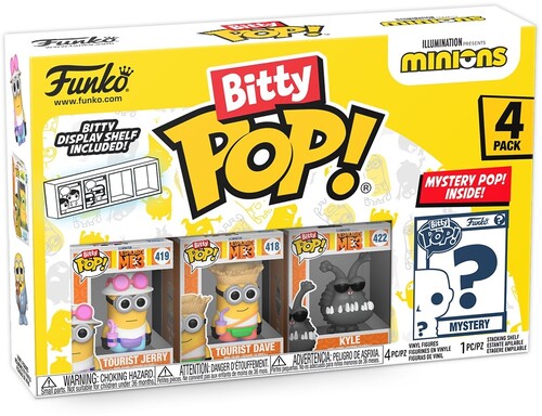 Bitty Pop! Minions - Tourist Jerry (4 pack)