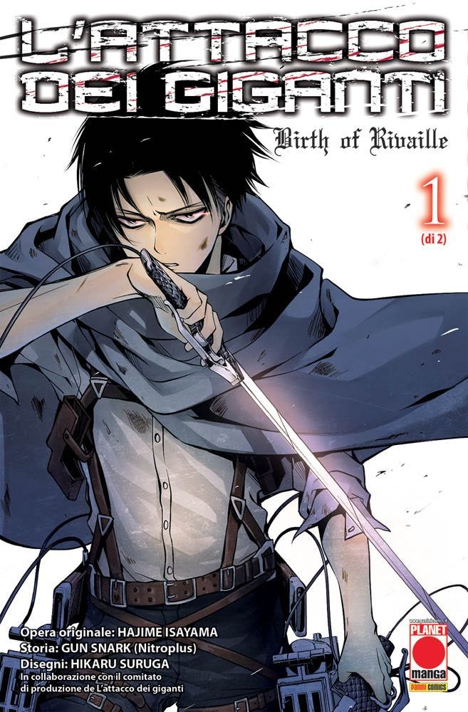 Fumetto L'attacco Dei Giganti Birth of Rivaille 1