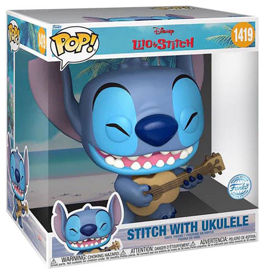 Funko Pop! Disney Lilo & Stitch - Stitch With Ukulele (25 cm)