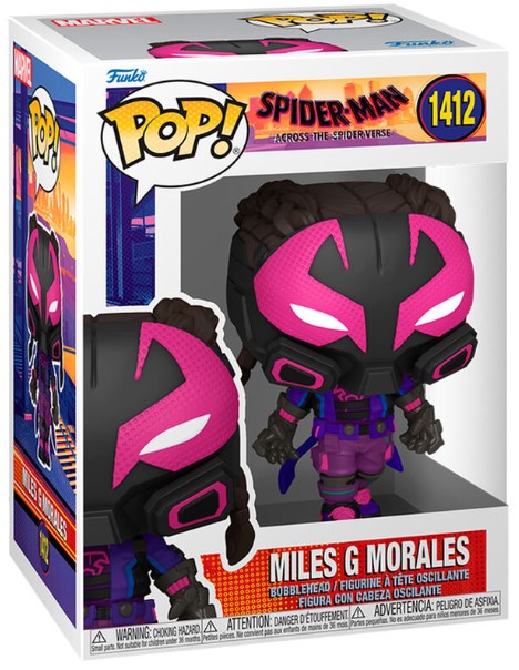 Funko Pop! Spider Man Across The Spider Verse - Miles G Morales (9 cm)