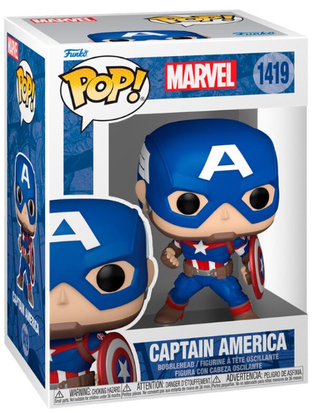 Funko Pop! Marvel - Captain America (9 cm)