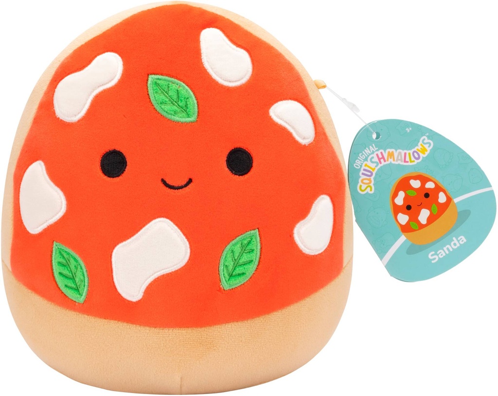 Peluche Squishmallows - Sanda La Pizza Margherita (20 cm)